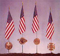 Grave Marker Flags, Cemetery Flags