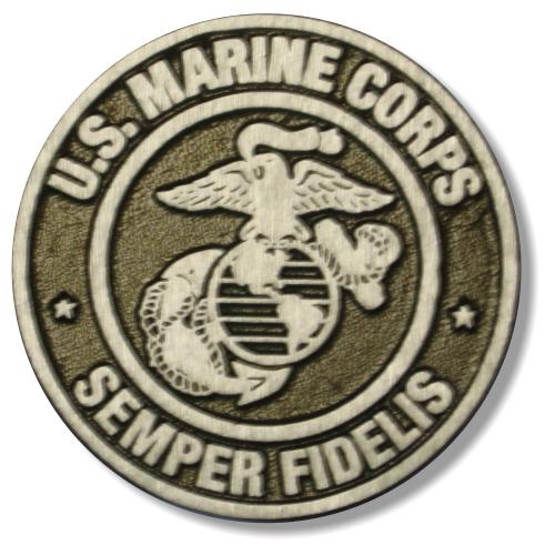 Marine Corps Aluminum Grave Marker