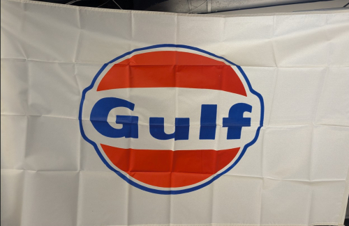 Gulf Gas Station Flag