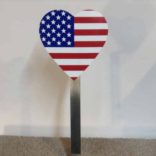 American Heart Flag Holder