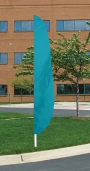 Parrot Blue Nylon Blade Feather Flag