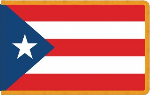 Indoor Puerto Rico Flag, Nylon