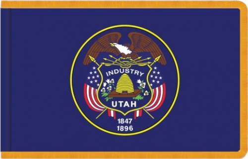 Indoor Utah State Flag, Nylon