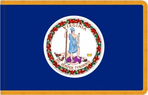 Indoor Virginia State Flag, Nylon