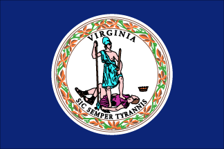 Virginia Flags, Virginia flag, VA flag